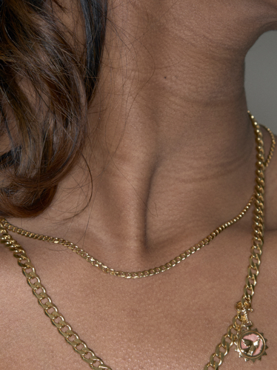 Product Image for MARIA BLACK Saffi Necklace 43 Goldplated Silver (One)