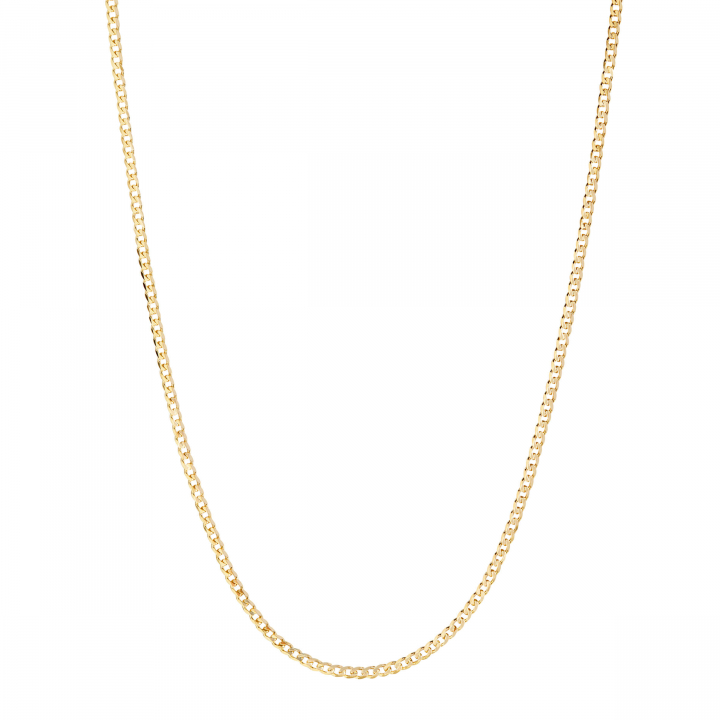 Saffi Necklace 50 Goldplated Silver (One) in der Gruppe Halsketten / Goldhalsketten bei SCANDINAVIAN JEWELRY DESIGN (300407YG-50)
