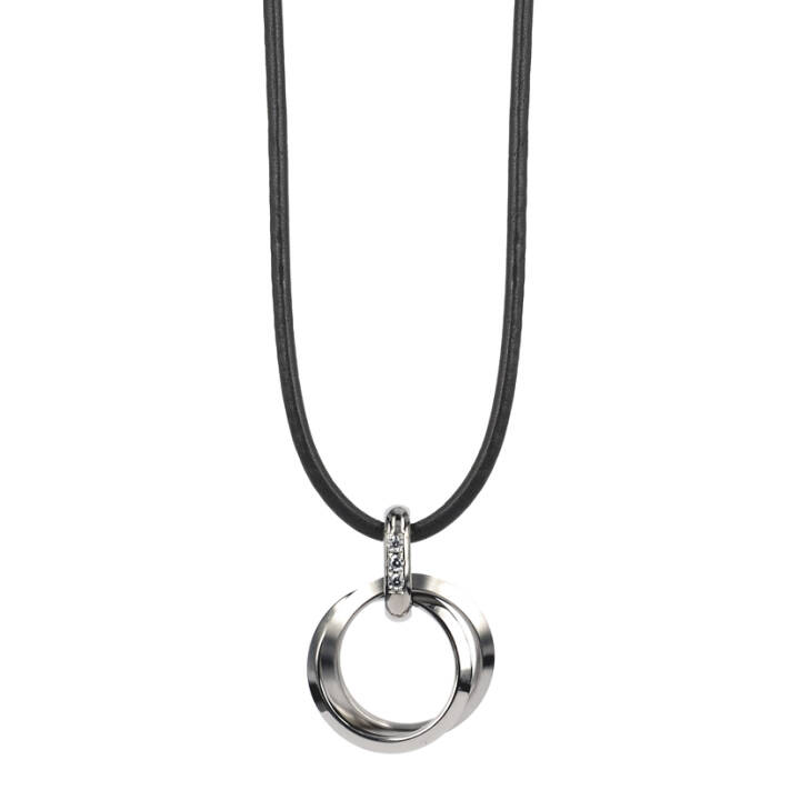CARRO Halsketten Stahl/Stahl in der Gruppe Halsketten / Silberhalsketten bei SCANDINAVIAN JEWELRY DESIGN (323304)