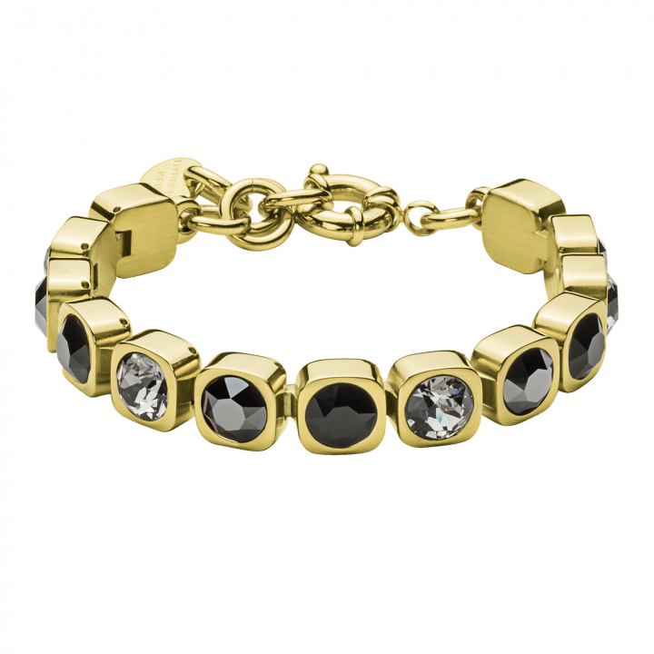 Product Image for DYRBERG/KERN CONIAN Gold BLACK MIX Bracelet