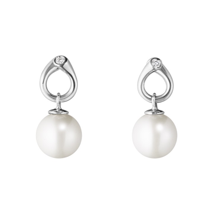 Product Image for Georg Jensen MAGIC Ohrring Weißgold PEARL Diamant 0.04 CT