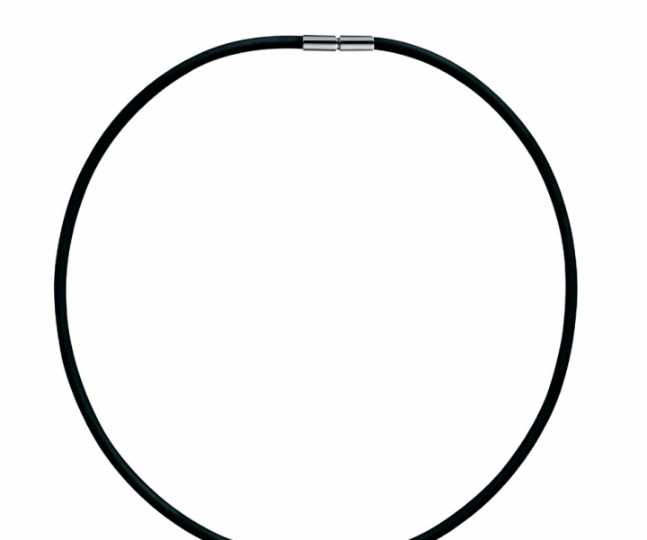 Necklace rubber 4mm (no pendant) in der Gruppe Halsketten / Silberhalsketten bei SCANDINAVIAN JEWELRY DESIGN (353276)