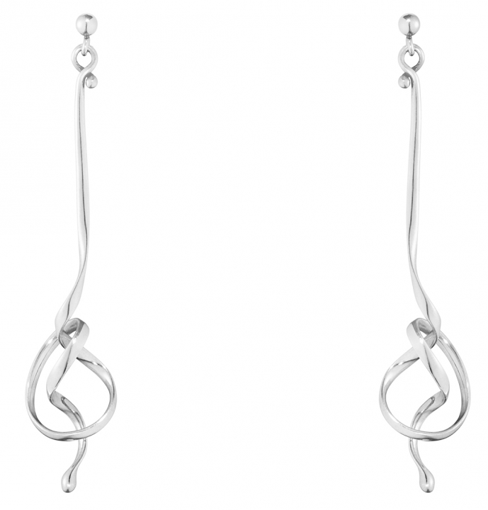 FORGET-ME-KNOT, Torun Earrings Silver in der Gruppe Ohrringe / Silberohrringe  bei SCANDINAVIAN JEWELRY DESIGN (3539089)