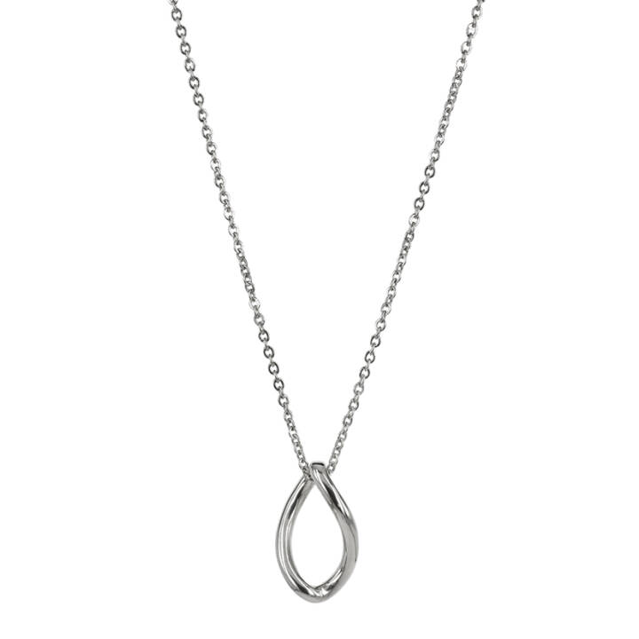 MILLA Short Halsketten Stahl in der Gruppe Halsketten / Silberhalsketten bei SCANDINAVIAN JEWELRY DESIGN (355343)