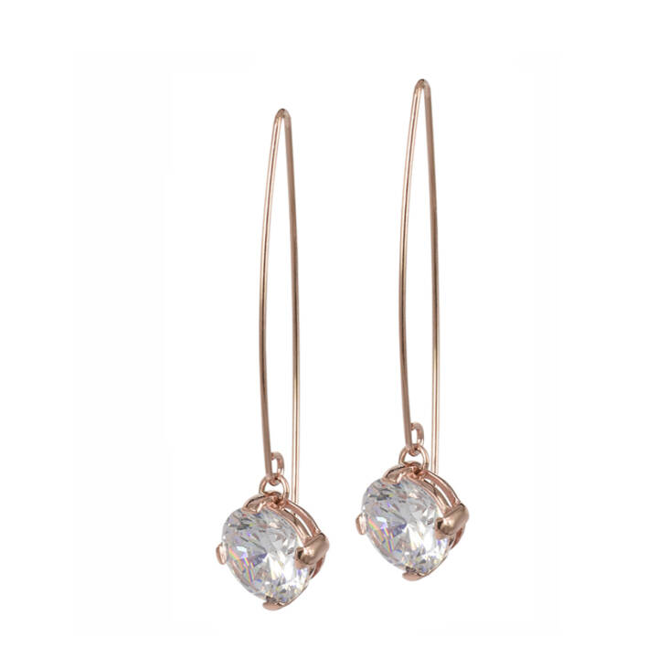 Product Image for astrid&agnes FRIDA Long Ohrringe Rose/Kristall