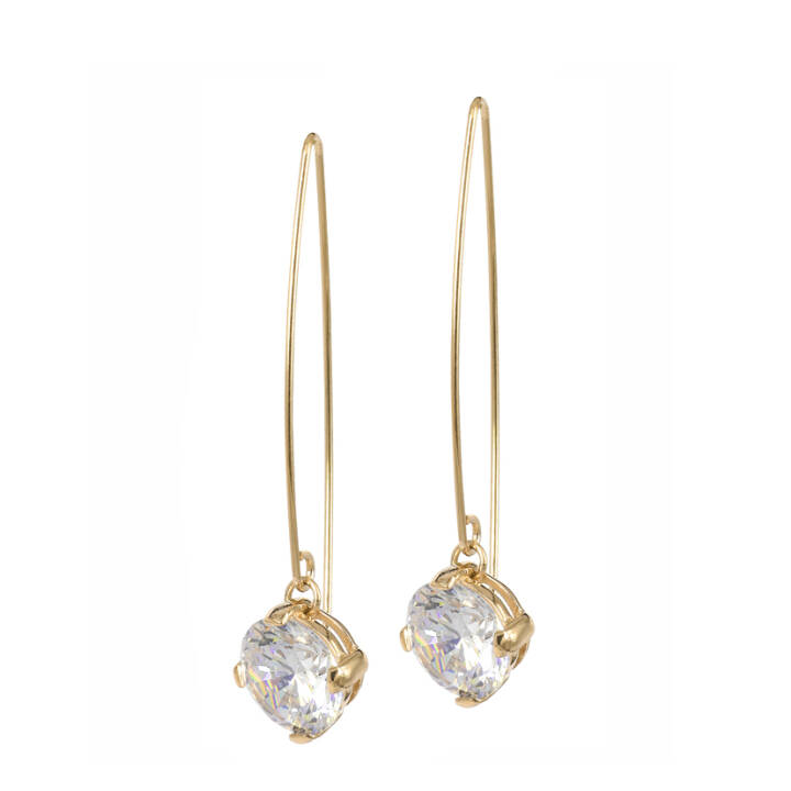 Product Image for astrid&agnes FRIDA Long Ohrringe Gold/Kristall