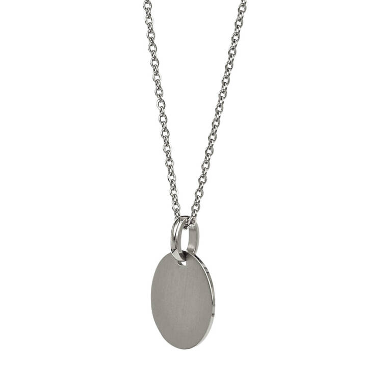 LINN Long Halsketten Stahl in der Gruppe Halsketten / Silberhalsketten bei SCANDINAVIAN JEWELRY DESIGN (356616)