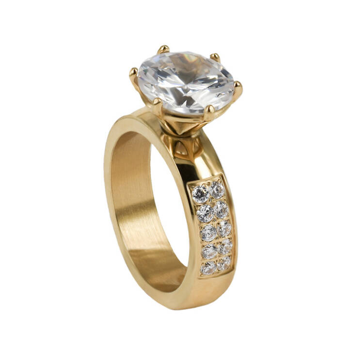 ALICE Gold ring in der Gruppe Ringe bei SCANDINAVIAN JEWELRY DESIGN (358061V)