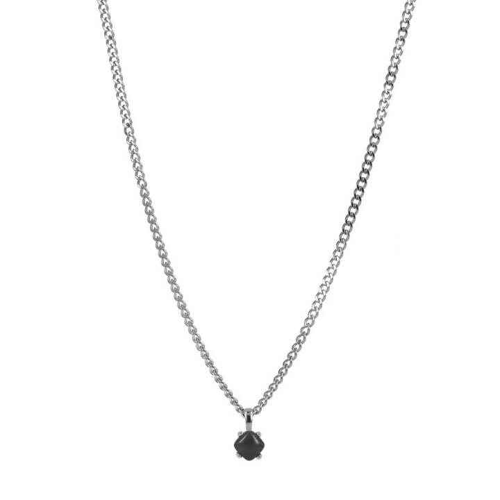 VICTORIA Halsketten Stahl/Gray in der Gruppe Halsketten / Silberhalsketten bei SCANDINAVIAN JEWELRY DESIGN (358269)