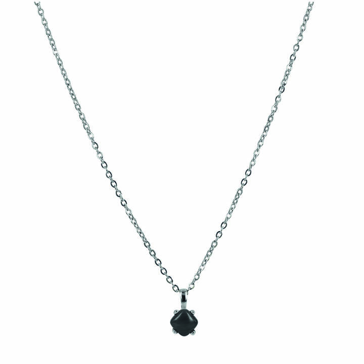 VICTORIA Long Halsketten Stahl/Gray in der Gruppe Halsketten / Silberhalsketten bei SCANDINAVIAN JEWELRY DESIGN (358535)