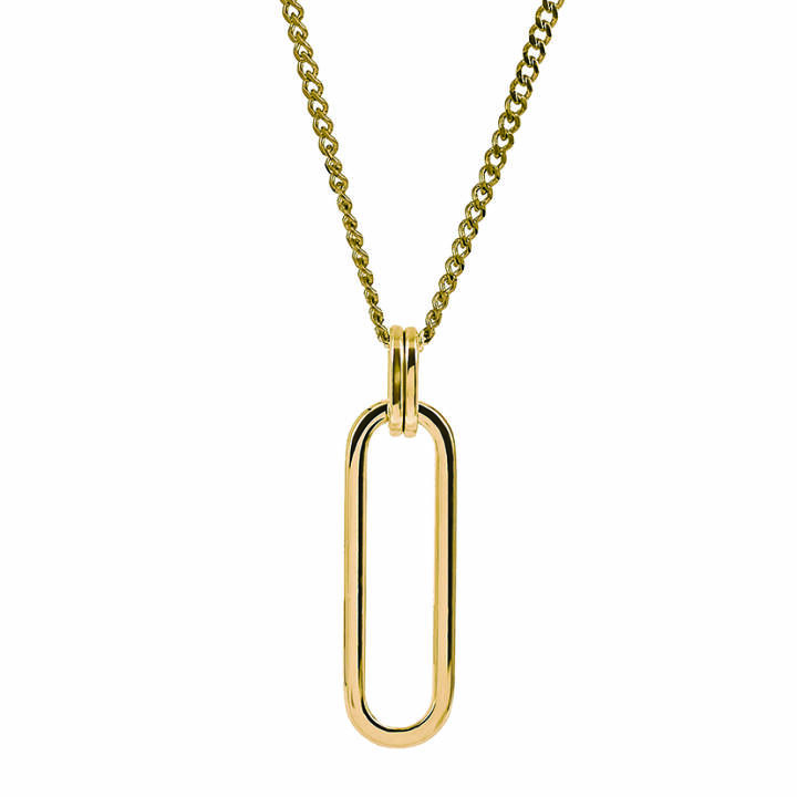 CHANIA Big Halsketten Gold in der Gruppe Halsketten / Goldhalsketten bei SCANDINAVIAN JEWELRY DESIGN (358733)