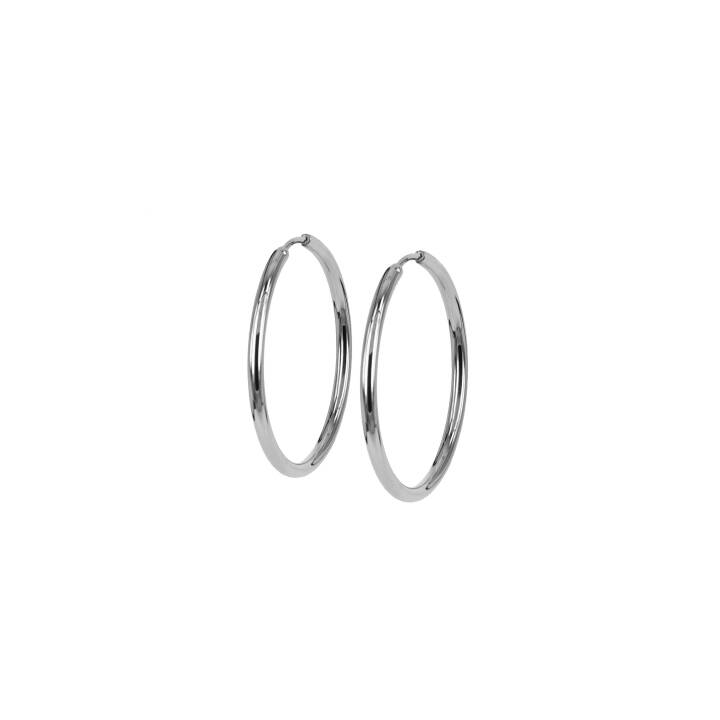 MAXI 20mm Ohrringe Stahl in der Gruppe Ohrringe / Silberohrringe  bei SCANDINAVIAN JEWELRY DESIGN (358948)