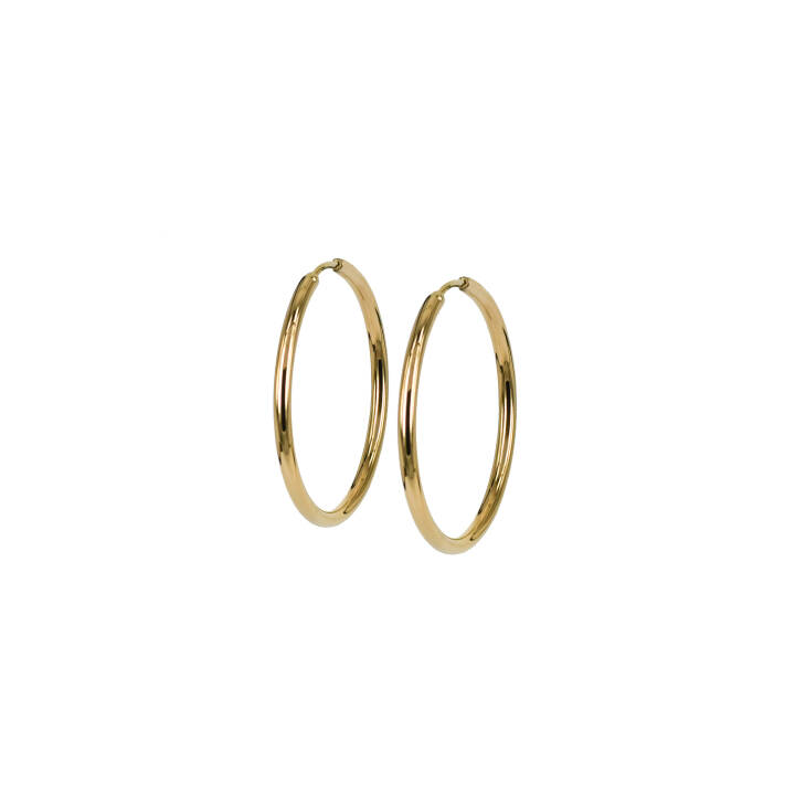 MAXI 20mm Ohrringe Gold  in der Gruppe Ohrringe / Goldohrringe bei SCANDINAVIAN JEWELRY DESIGN (358955)