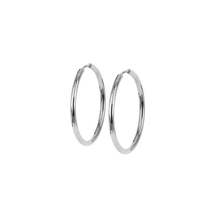 MAXI 30mm Ohrringe Stahl in der Gruppe Ohrringe / Silberohrringe  bei SCANDINAVIAN JEWELRY DESIGN (358962)