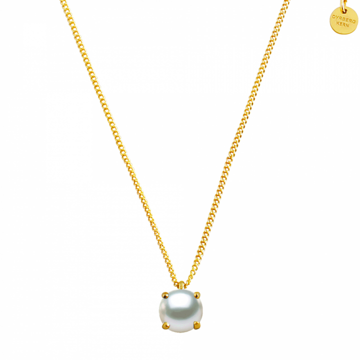 Product Image for DYRBERG/KERN MANNY Gold WHITE PEARL Halsketten