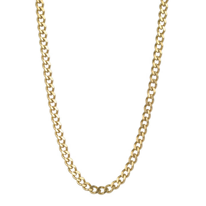 IKE Halsketten Gold in der Gruppe Halsketten / Goldhalsketten bei SCANDINAVIAN JEWELRY DESIGN (362075)