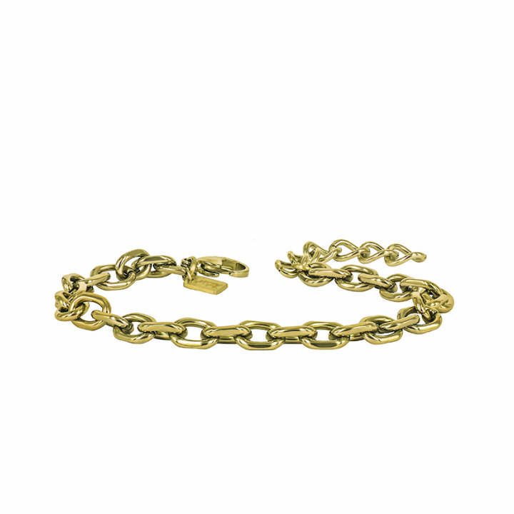 CHARLIE Chain Armbänder Blankt Gold in der Gruppe Armbänder bei SCANDINAVIAN JEWELRY DESIGN (364888)