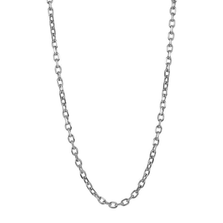 CHARLIE Chain Halsketten Stahl in der Gruppe Halsketten / Silberhalsketten bei SCANDINAVIAN JEWELRY DESIGN (365878)