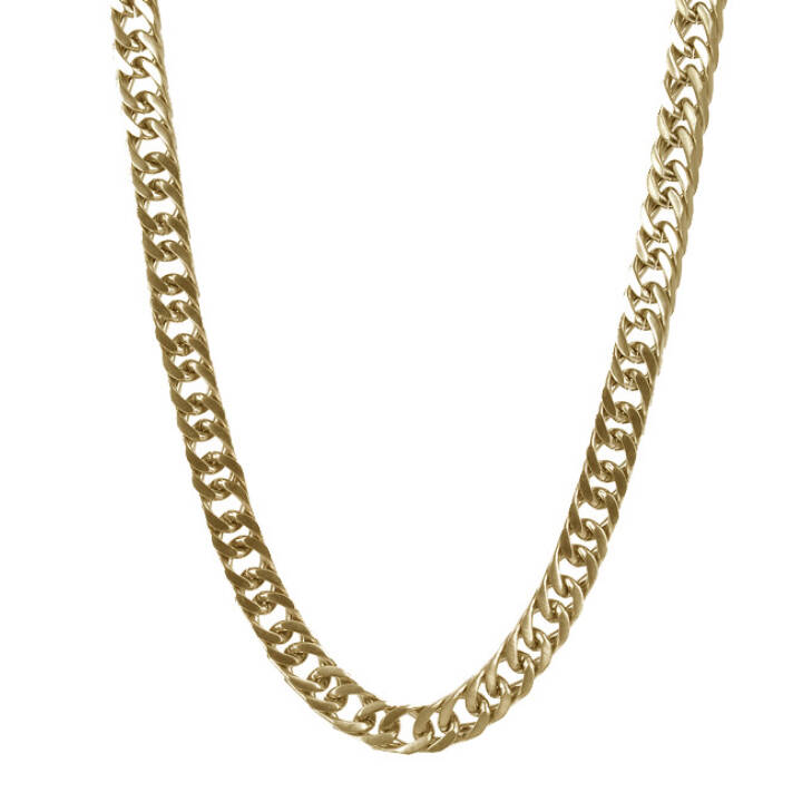 RIWER Small Halsketten Gold in der Gruppe Halsketten / Goldhalsketten bei SCANDINAVIAN JEWELRY DESIGN (366004)