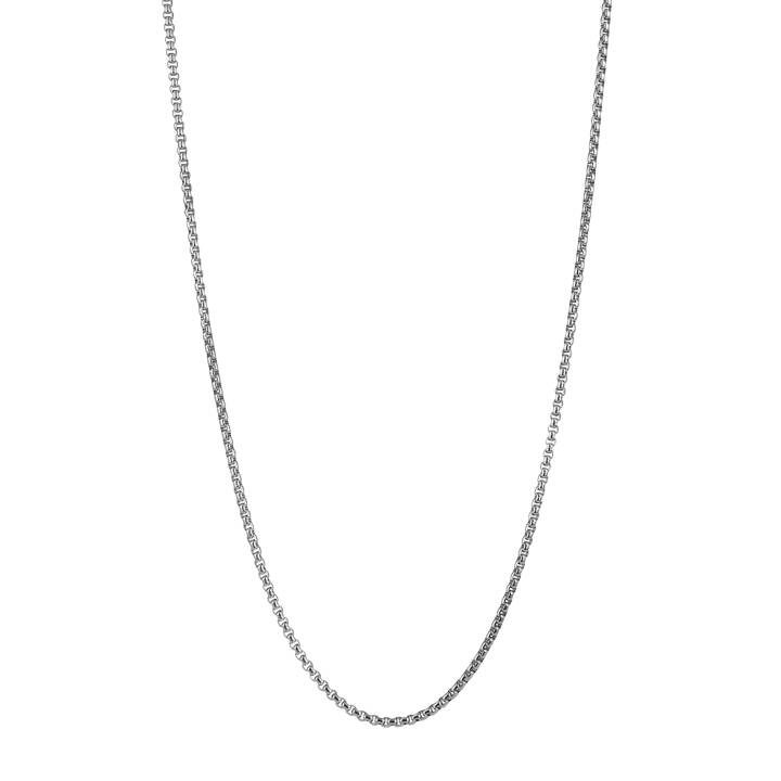 LESTER Halsketten Stahl in der Gruppe Halsketten / Silberhalsketten bei SCANDINAVIAN JEWELRY DESIGN (366028)