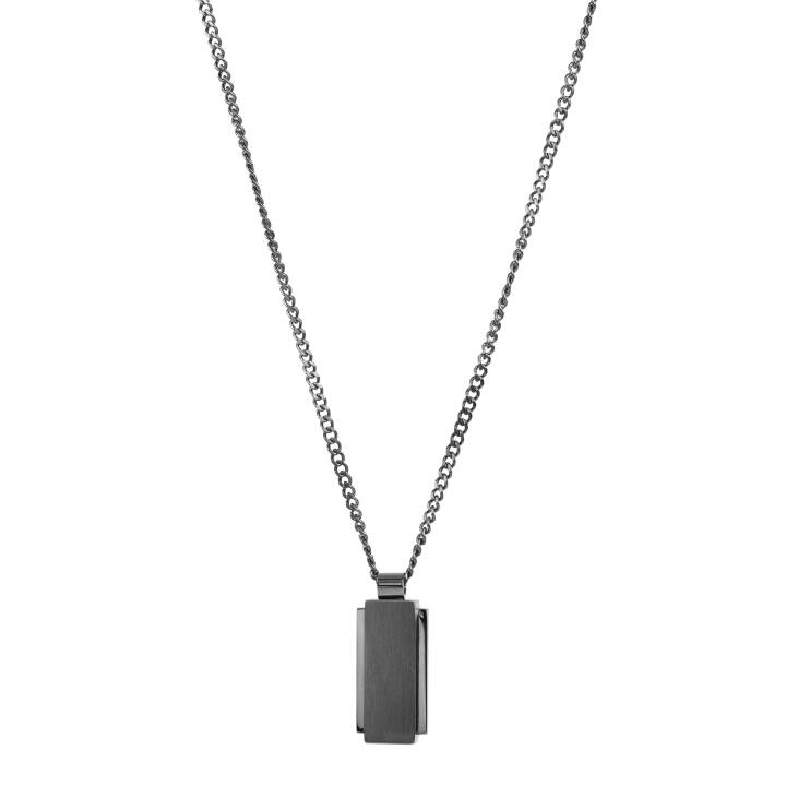 JULIAN Halsketten Gun Metal in der Gruppe Halsketten / Silberhalsketten bei SCANDINAVIAN JEWELRY DESIGN (366219)