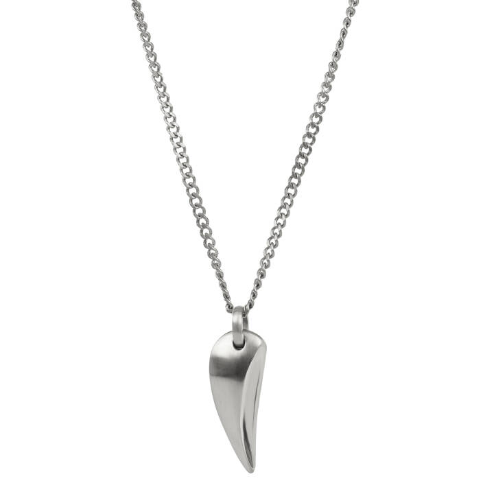 OSCAR Halsketten Stahl in der Gruppe Halsketten / Silberhalsketten bei SCANDINAVIAN JEWELRY DESIGN (366387)
