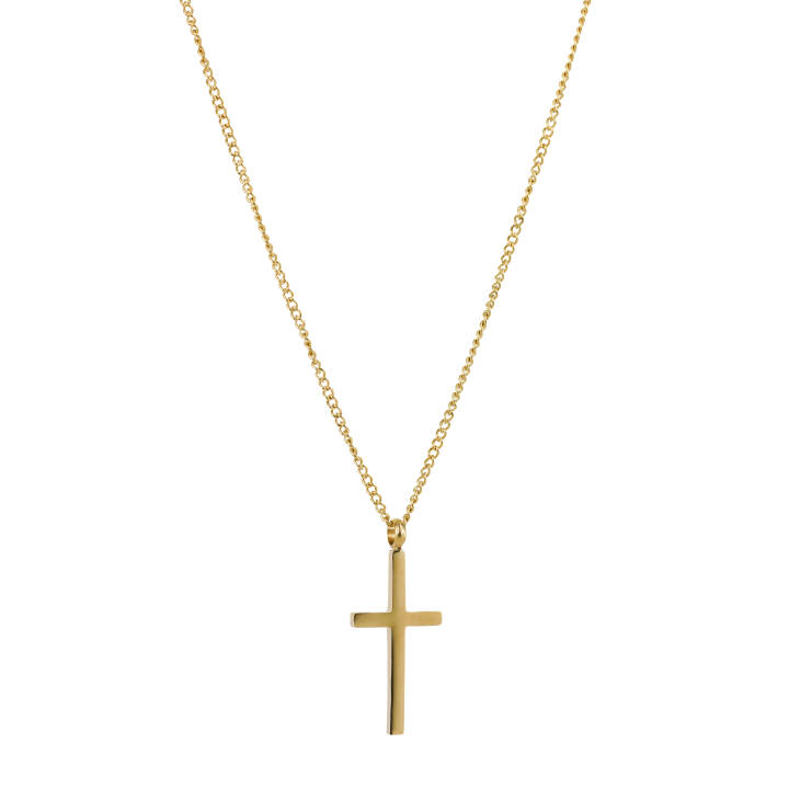 CROSS Halsketten Gold in der Gruppe Halsketten / Goldhalsketten bei SCANDINAVIAN JEWELRY DESIGN (366714)