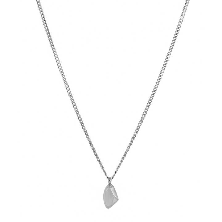 BROOKLYN Halsketten Stahl in der Gruppe Halsketten / Silberhalsketten bei SCANDINAVIAN JEWELRY DESIGN (367292)