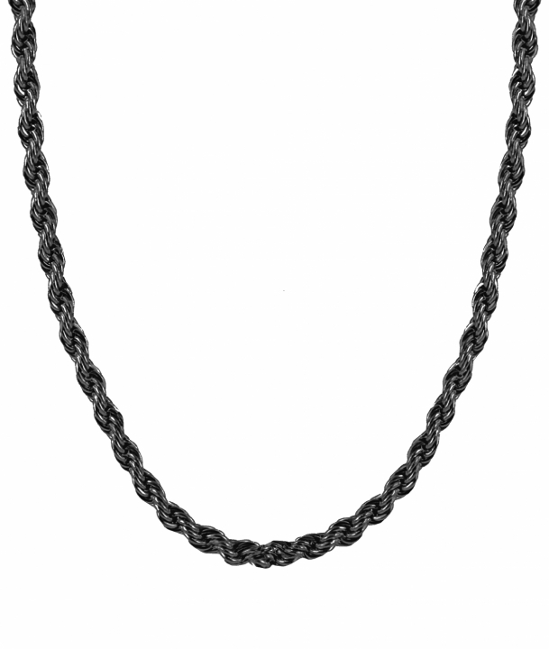 TERRY Halsketten Gun Metal in der Gruppe Halsketten / Silberhalsketten bei SCANDINAVIAN JEWELRY DESIGN (368329)