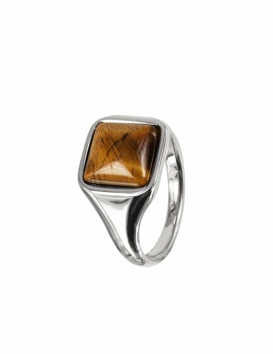 NEO Ring Stål/Brun in der Gruppe Ringe / Silberringe bei SCANDINAVIAN JEWELRY DESIGN (368787R)