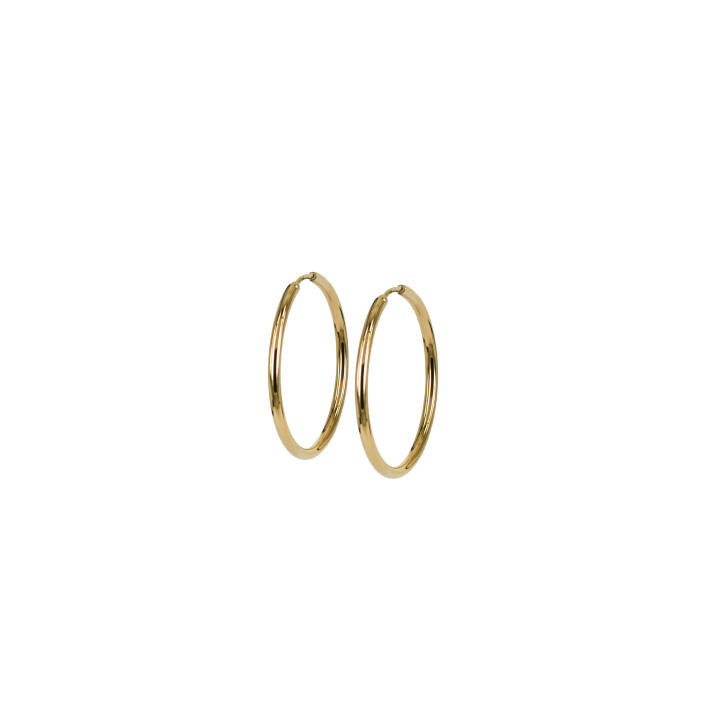 MAXI 14mm Ohrringe Gold in der Gruppe Ohrringe / Goldohrringe bei SCANDINAVIAN JEWELRY DESIGN (370131)