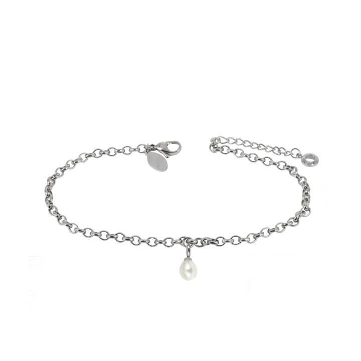 PALMA Single ANKLET Armbänder Stahl in der Gruppe Accessoires / Anklet bei SCANDINAVIAN JEWELRY DESIGN (370438)