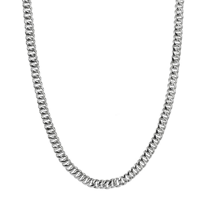 ASTRID Small Halsketten Stahl in der Gruppe Halsketten / Silberhalsketten bei SCANDINAVIAN JEWELRY DESIGN (370711)