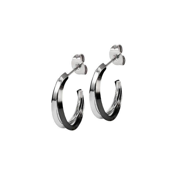 Product Image for astrid&agnes CHELSEA Small Ohrringe Stahl/Schwarz