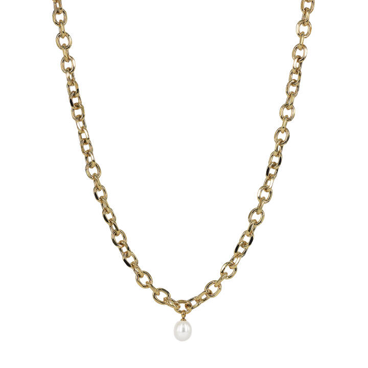 PALMA Big Halsketten Gold in der Gruppe Halsketten / Goldhalsketten bei SCANDINAVIAN JEWELRY DESIGN (371510)