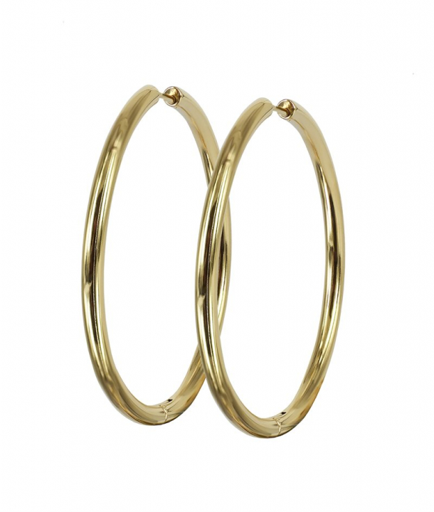 Product Image for astrid&agnes LUCY PLAIN Earrings 40mm Gold