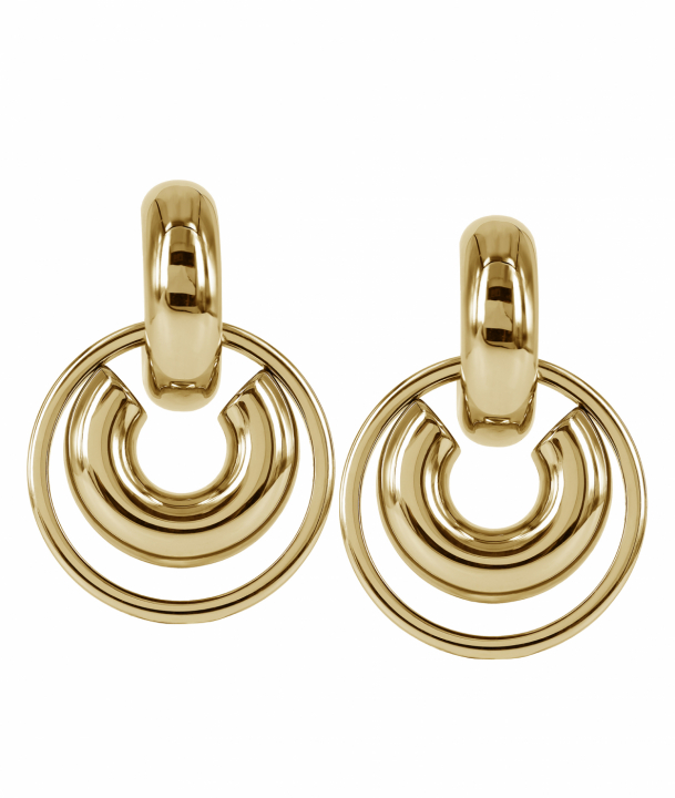 SIA Long Ohrring Gold in der Gruppe Ohrringe / Goldohrringe bei SCANDINAVIAN JEWELRY DESIGN (373255)