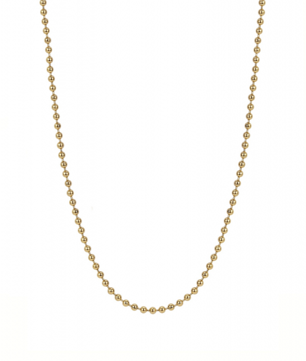 ANNIE Necklace Gold in der Gruppe Halsketten / Goldhalsketten bei SCANDINAVIAN JEWELRY DESIGN (374603)