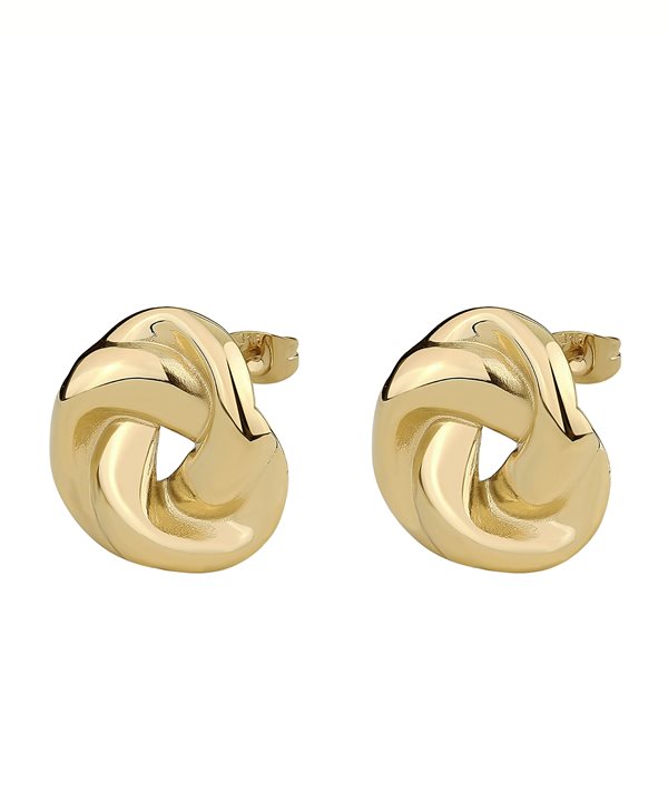 LAUREN Earrings Gold in der Gruppe Ohrringe / Goldohrringe bei SCANDINAVIAN JEWELRY DESIGN (374924)