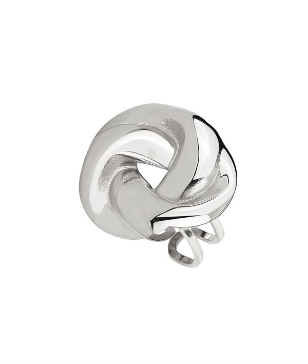 LAUREN Ring Steel in der Gruppe Ringe / Silberringe bei SCANDINAVIAN JEWELRY DESIGN (374931)