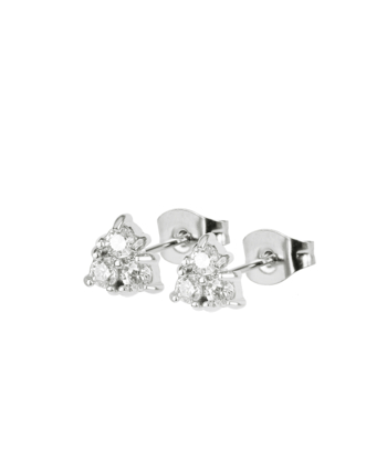MAYA Crystal Earrings Silver in der Gruppe Ohrringe / Silberohrringe  bei SCANDINAVIAN JEWELRY DESIGN (375112)