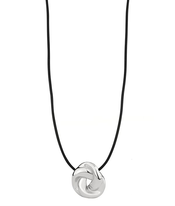 LAUREN Necklace Steel in der Gruppe Halsketten / Silberhalsketten bei SCANDINAVIAN JEWELRY DESIGN (375136)