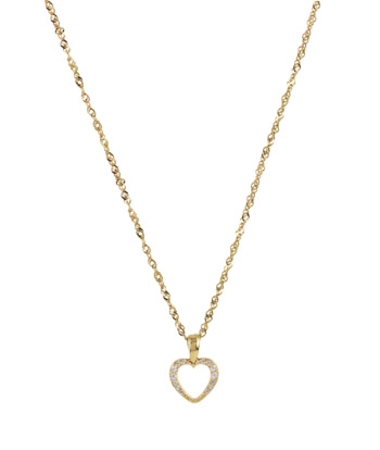 CORA Necklace Gold in der Gruppe Halsketten / Goldhalsketten bei SCANDINAVIAN JEWELRY DESIGN (377055)