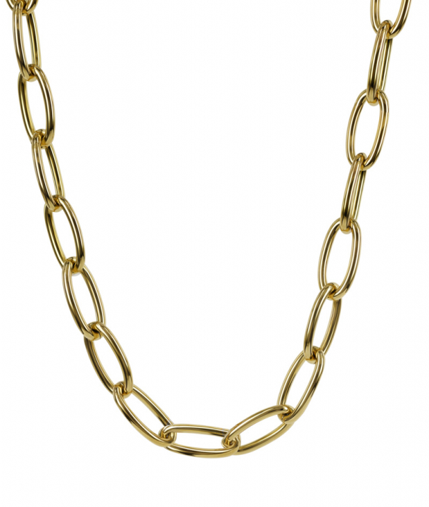 EVELYN Necklace Gold in der Gruppe Halsketten / Goldhalsketten bei SCANDINAVIAN JEWELRY DESIGN (377079)