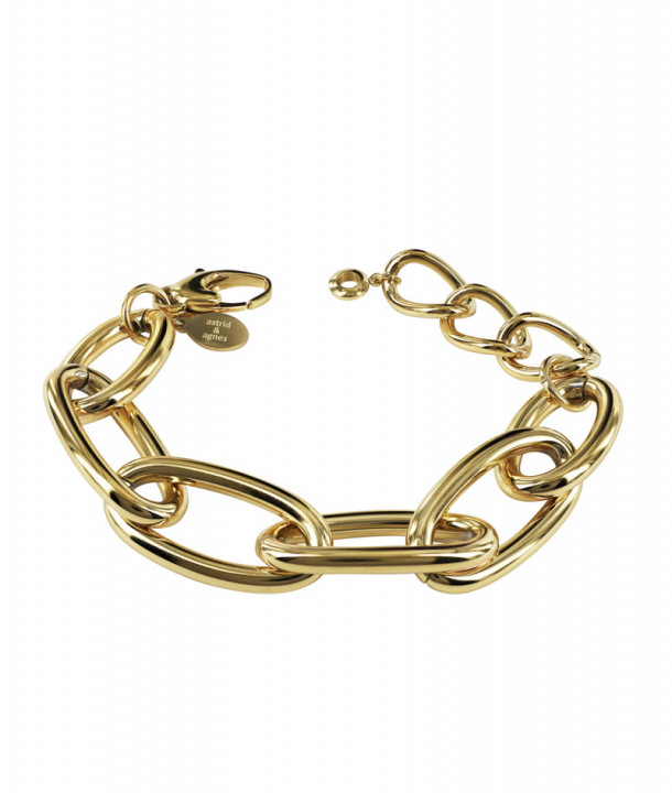 EVELYN Bracelet Gold in der Gruppe Armbänder / Goldarmbänder bei SCANDINAVIAN JEWELRY DESIGN (377093)