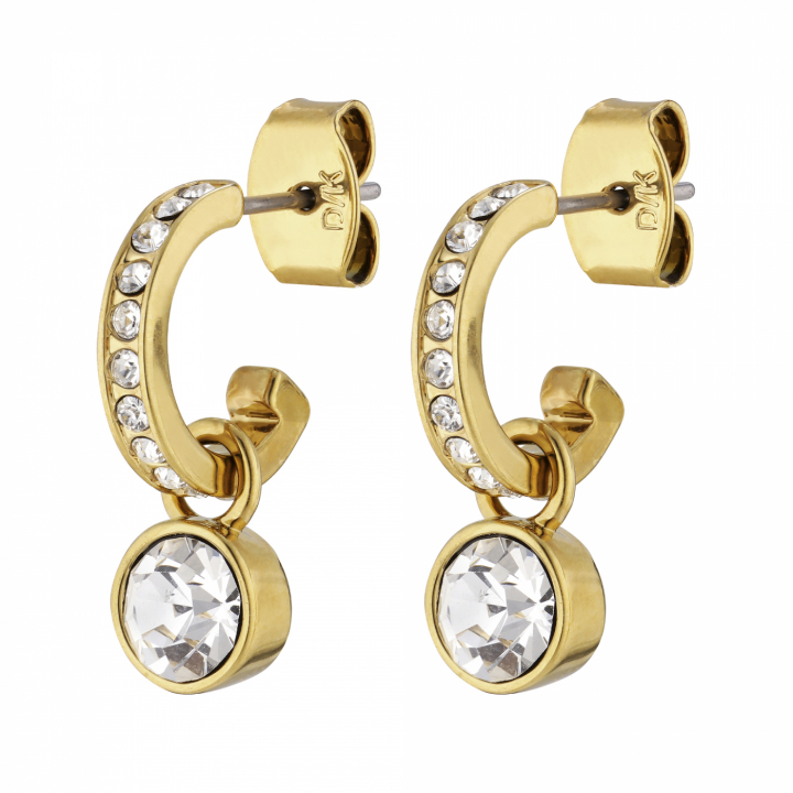 Product Image for DYRBERG/KERN DESSA Gold CRYSTAL Ohrring