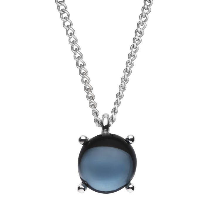 SANNA Silber BLUE in der Gruppe Halsketten / Silberhalsketten bei SCANDINAVIAN JEWELRY DESIGN (390040)