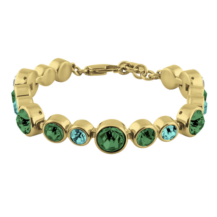 CALICE Gold GREEN in der Gruppe Armbänder / Goldarmbänder bei SCANDINAVIAN JEWELRY DESIGN (390098)