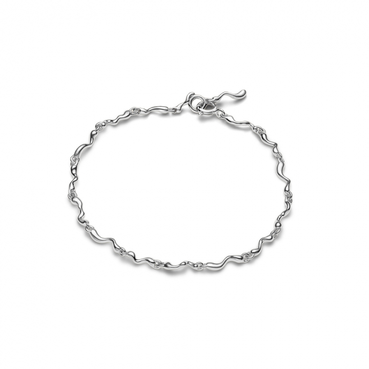 Ramen Bracelet Silver in der Gruppe Armbänder / Silberarmbänder bei SCANDINAVIAN JEWELRY DESIGN (400296AG)
