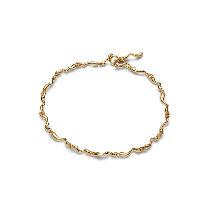 Ramen Bracelet Goldplated in der Gruppe Armbänder / Goldarmbänder bei SCANDINAVIAN JEWELRY DESIGN (400296YG)